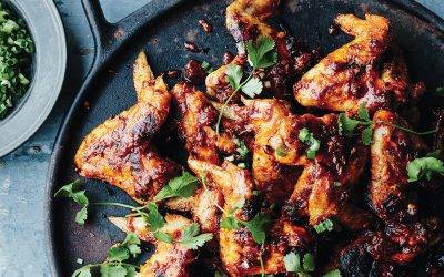 Grilled Chicken Wings with Sambal
