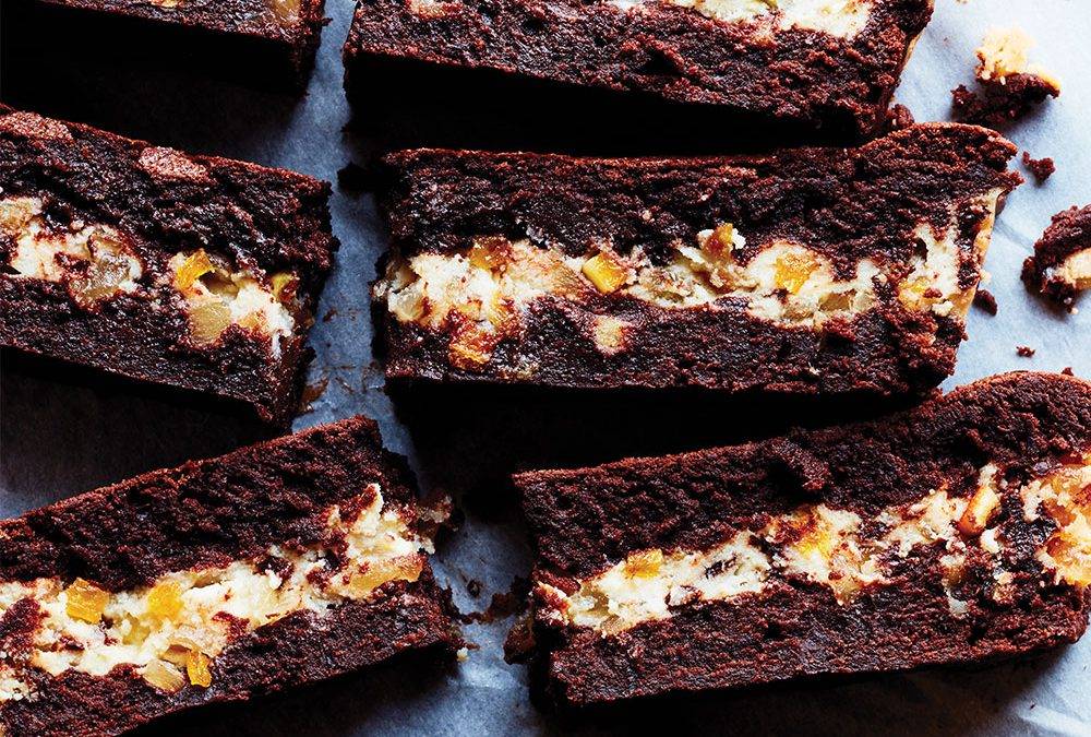 Infused Candied Ricotta Brownie