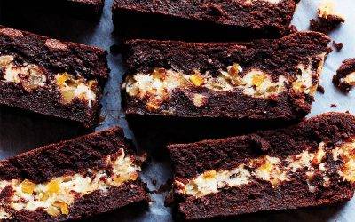 Cannabis-Infused Candied Ricotta Brownie