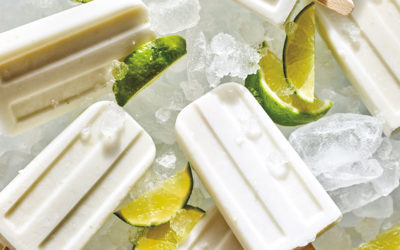 Infused Coconut-Lime Ice Pops