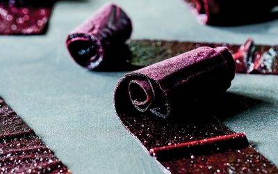 Infused Minted Wild Blueberry Fruit Leather