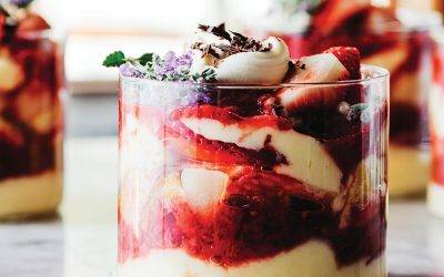 Strawberry Lychee Trifles